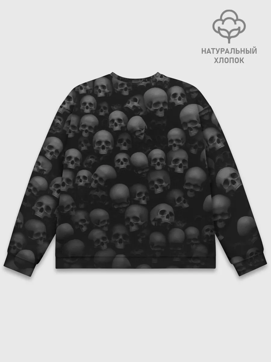 Мужской свитшот базовый / Черепа