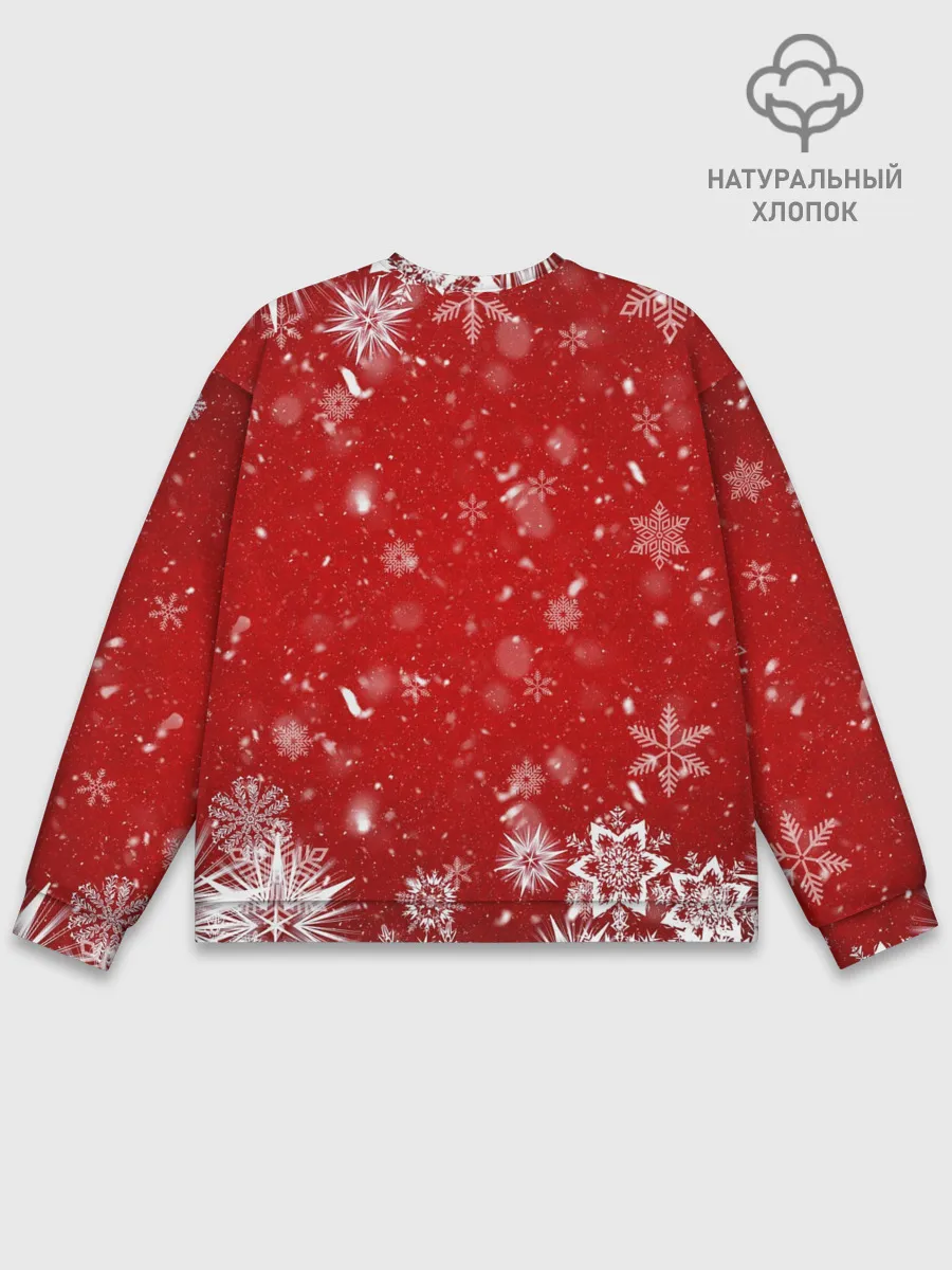 Мужской свитшот базовый / Новогодний Fortnite