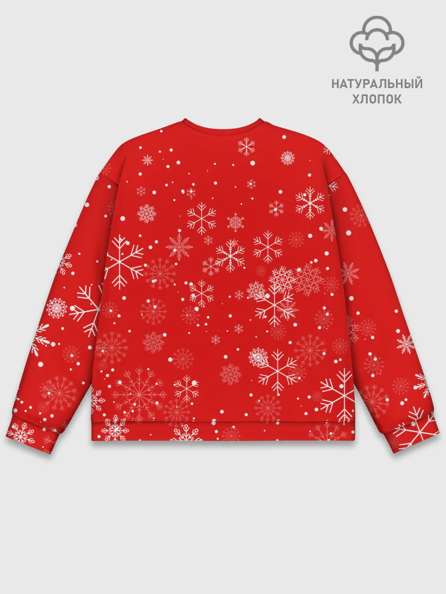 Мужской свитшот базовый / FORTNITE НОВОГОДНИЙ.