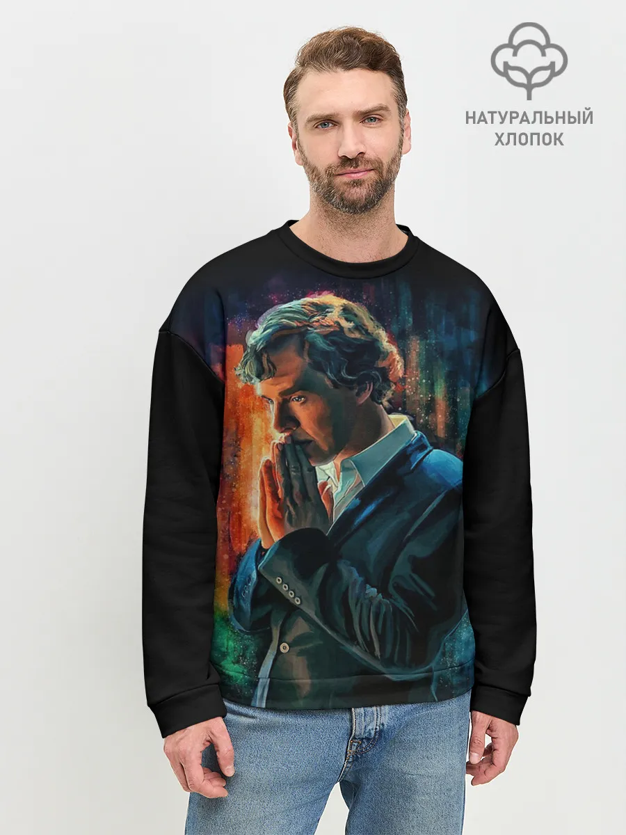 Мужской свитшот базовый / Sherlock