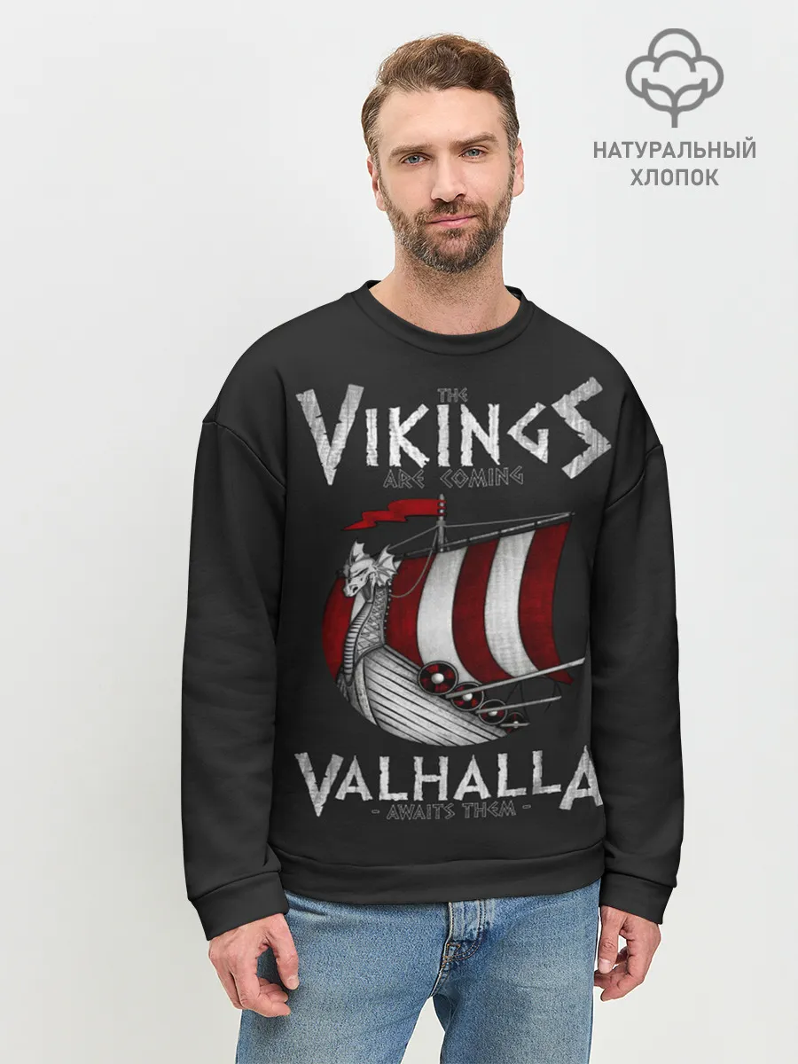 Мужской свитшот базовый / Vikings Valhalla