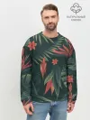 Мужской свитшот базовый / Тропический комуфляж
