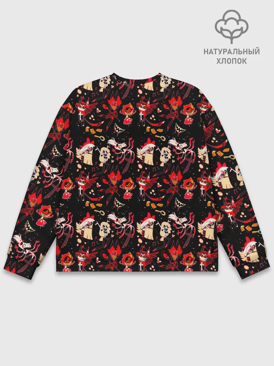 Мужской свитшот базовый / Hazbin Hotel