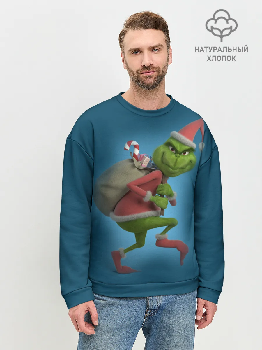 Мужской свитшот базовый / Гринч