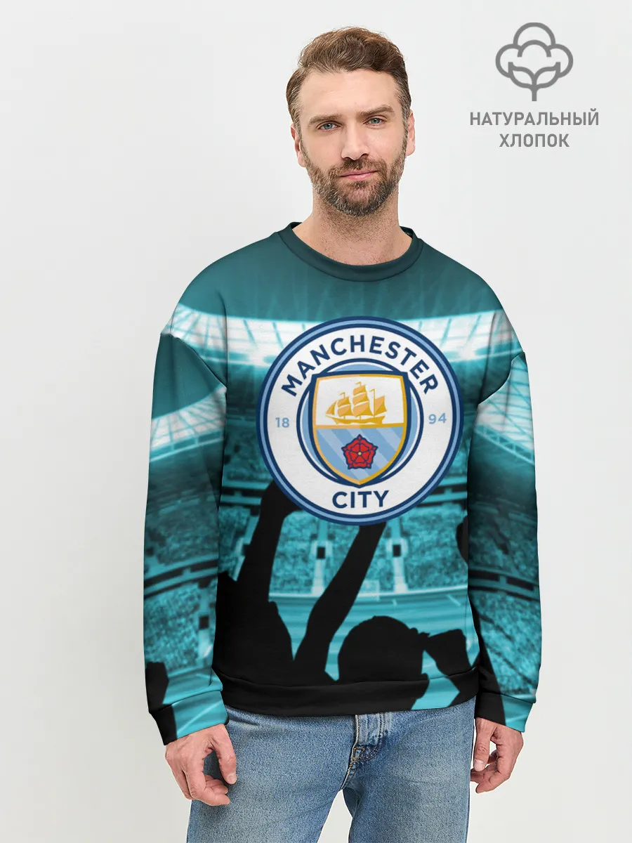 Мужской свитшот базовый / Manchester City