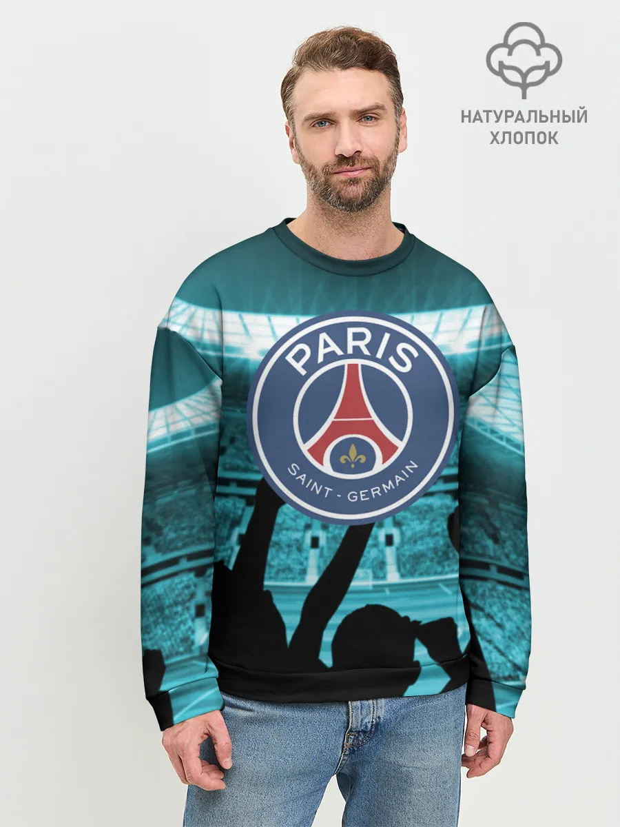 Мужской свитшот базовый / Пари Сен Жермен