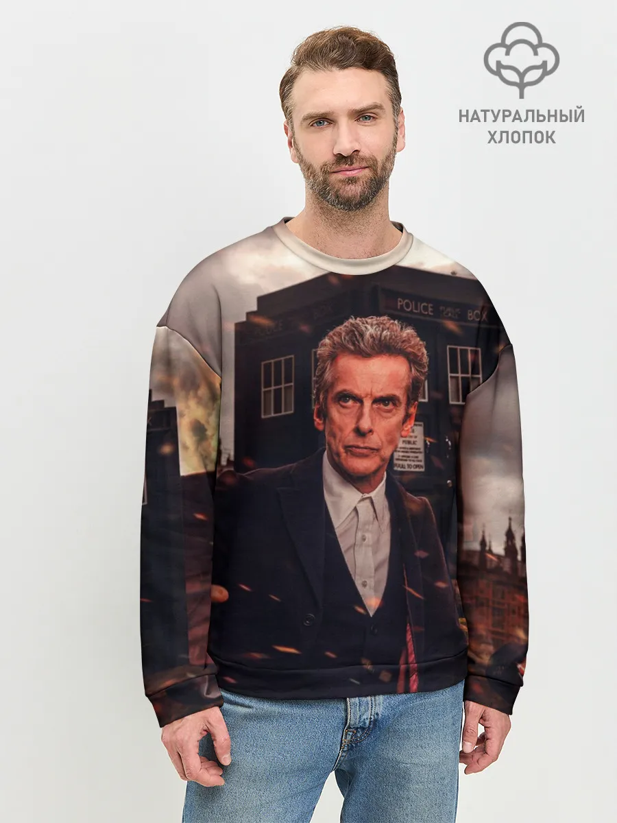 Мужской свитшот базовый / Доктор Кто