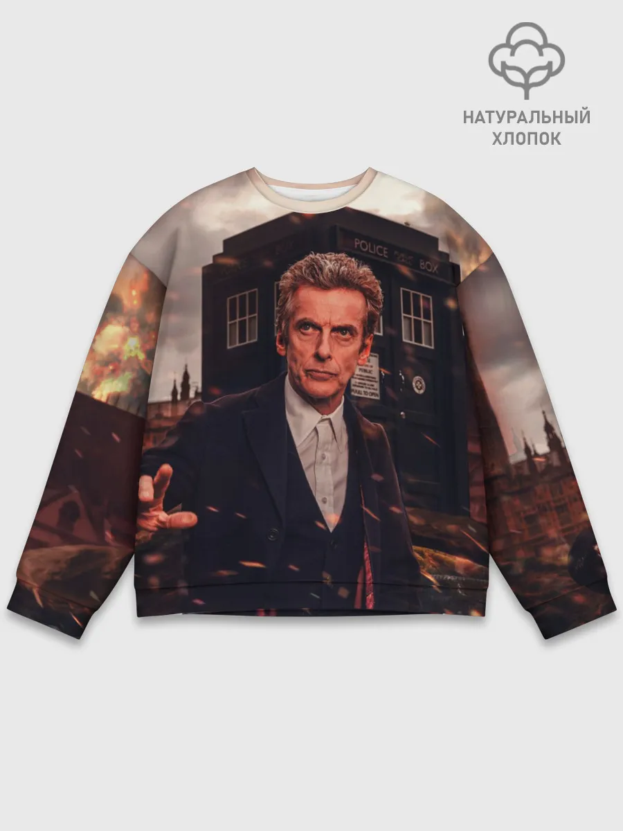 Мужской свитшот базовый / Доктор Кто