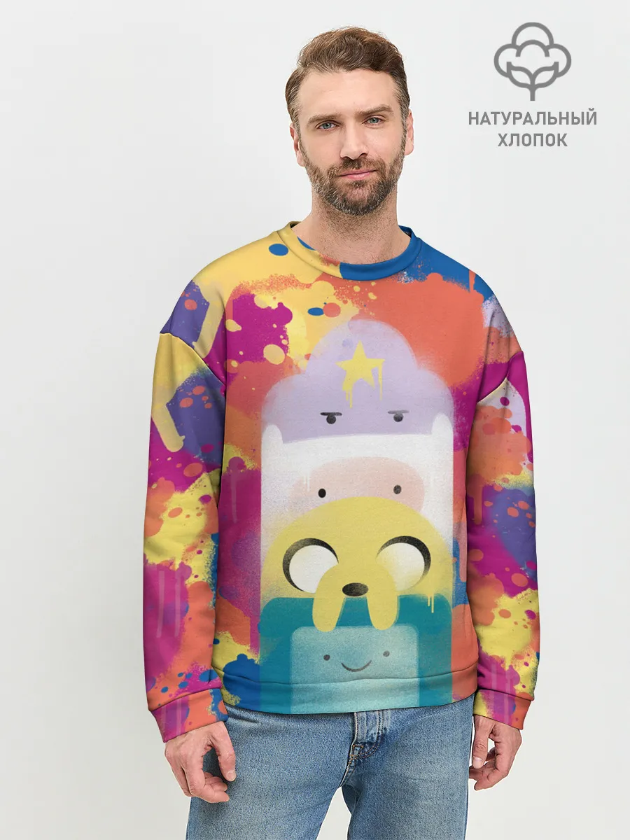 Мужской свитшот базовый / Adventure Time
