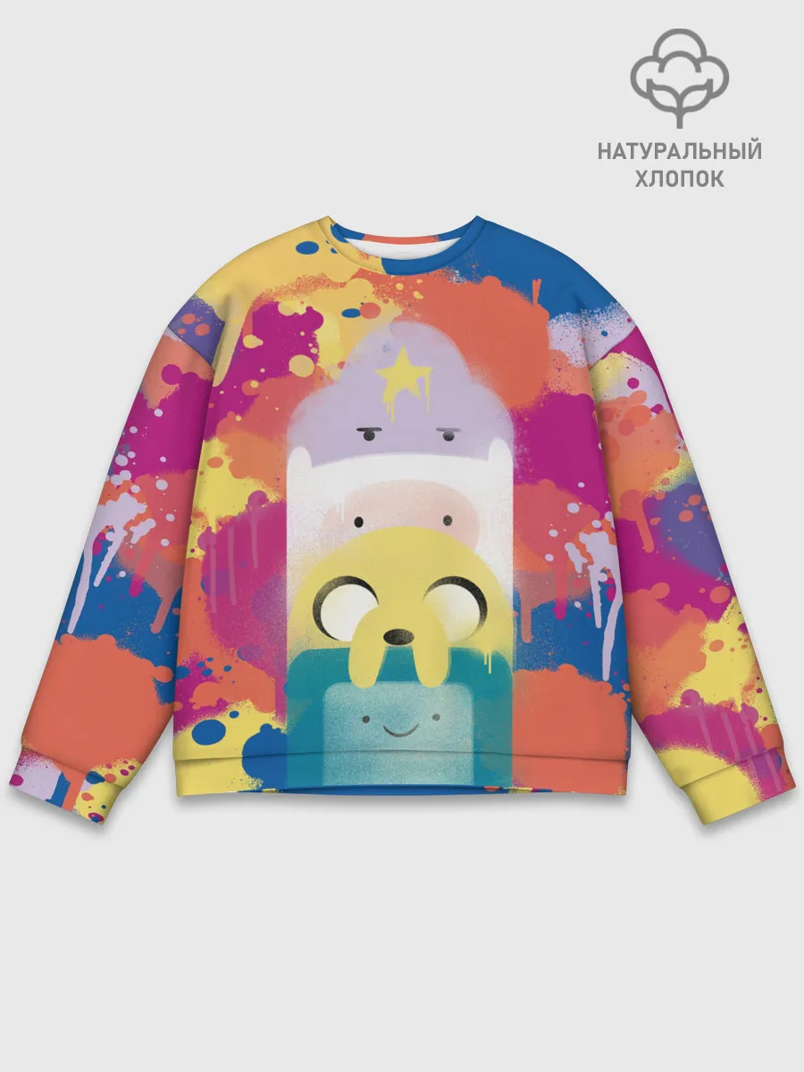 Мужской свитшот базовый / Adventure Time
