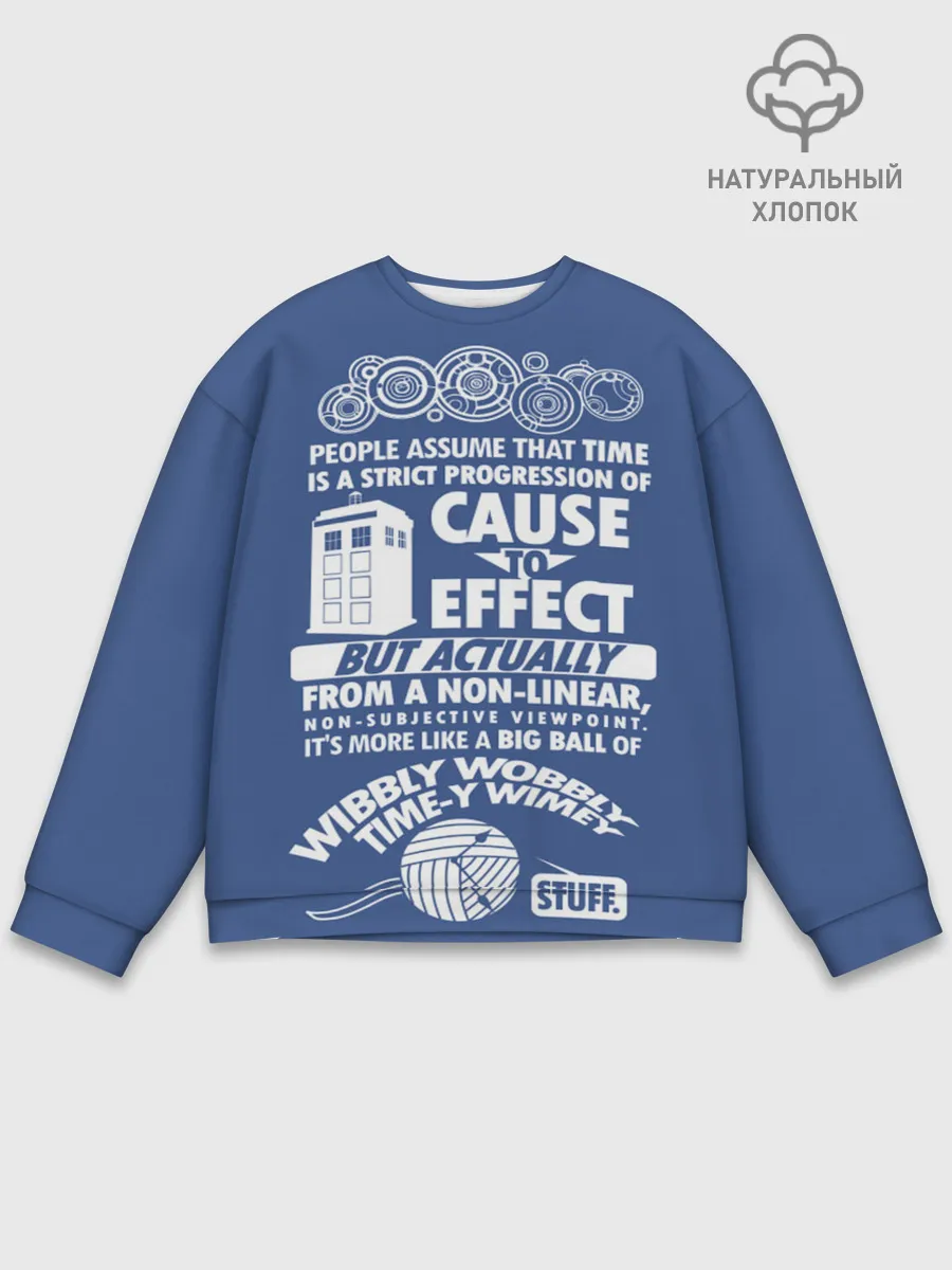 Мужской свитшот базовый / Doctor Who