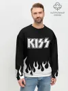 Мужской свитшот базовый / Kiss
