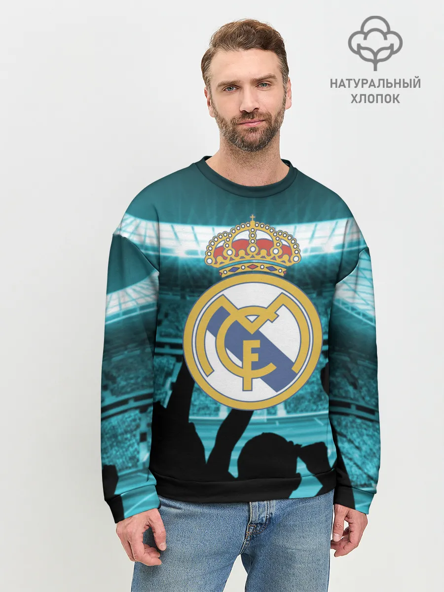 Мужской свитшот базовый / Real Madrid