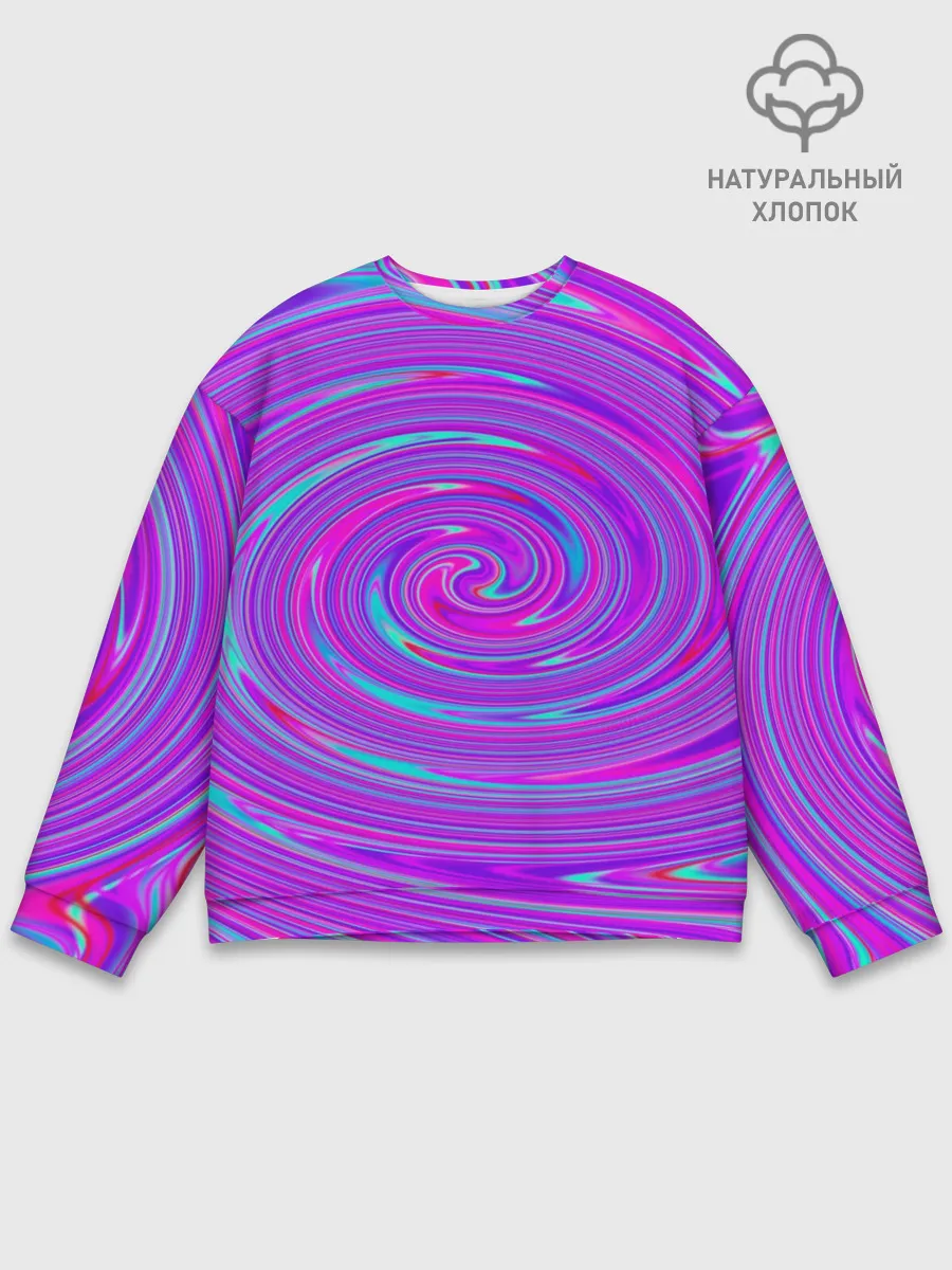 Мужской свитшот базовый / Космическая футболка