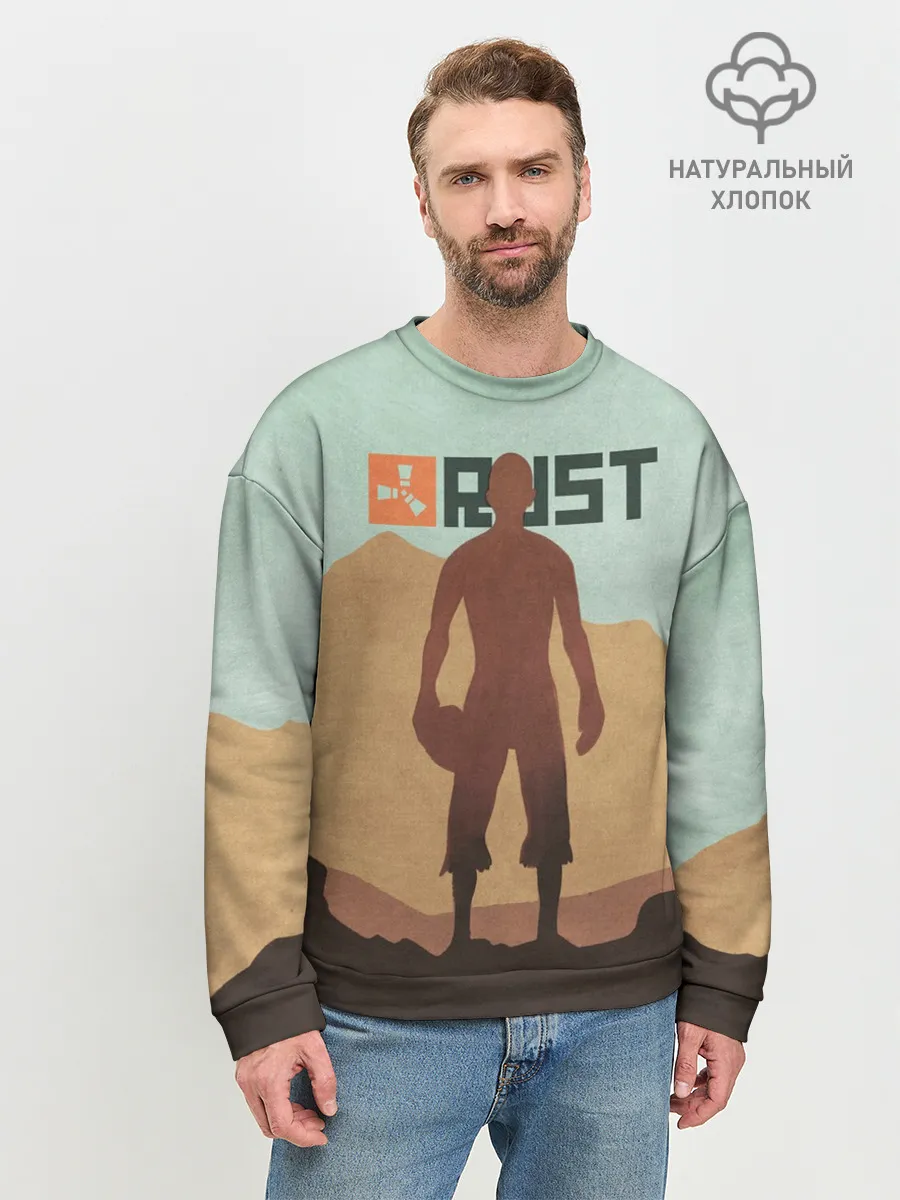 Мужской свитшот базовый / Rust