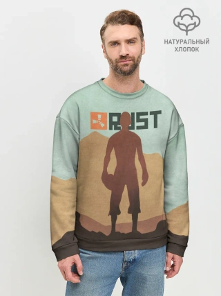 Мужской свитшот базовый / Rust