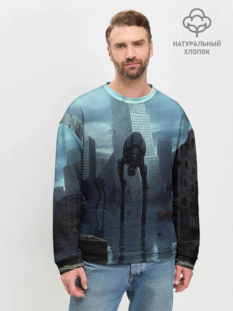 Мужской свитшот базовый / Халф-лайф