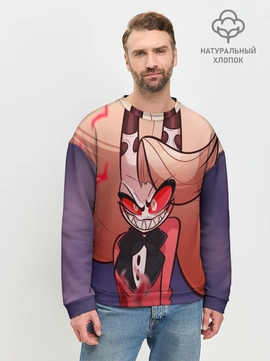 Мужской свитшот базовый / Hazbin Hotel. Charlie