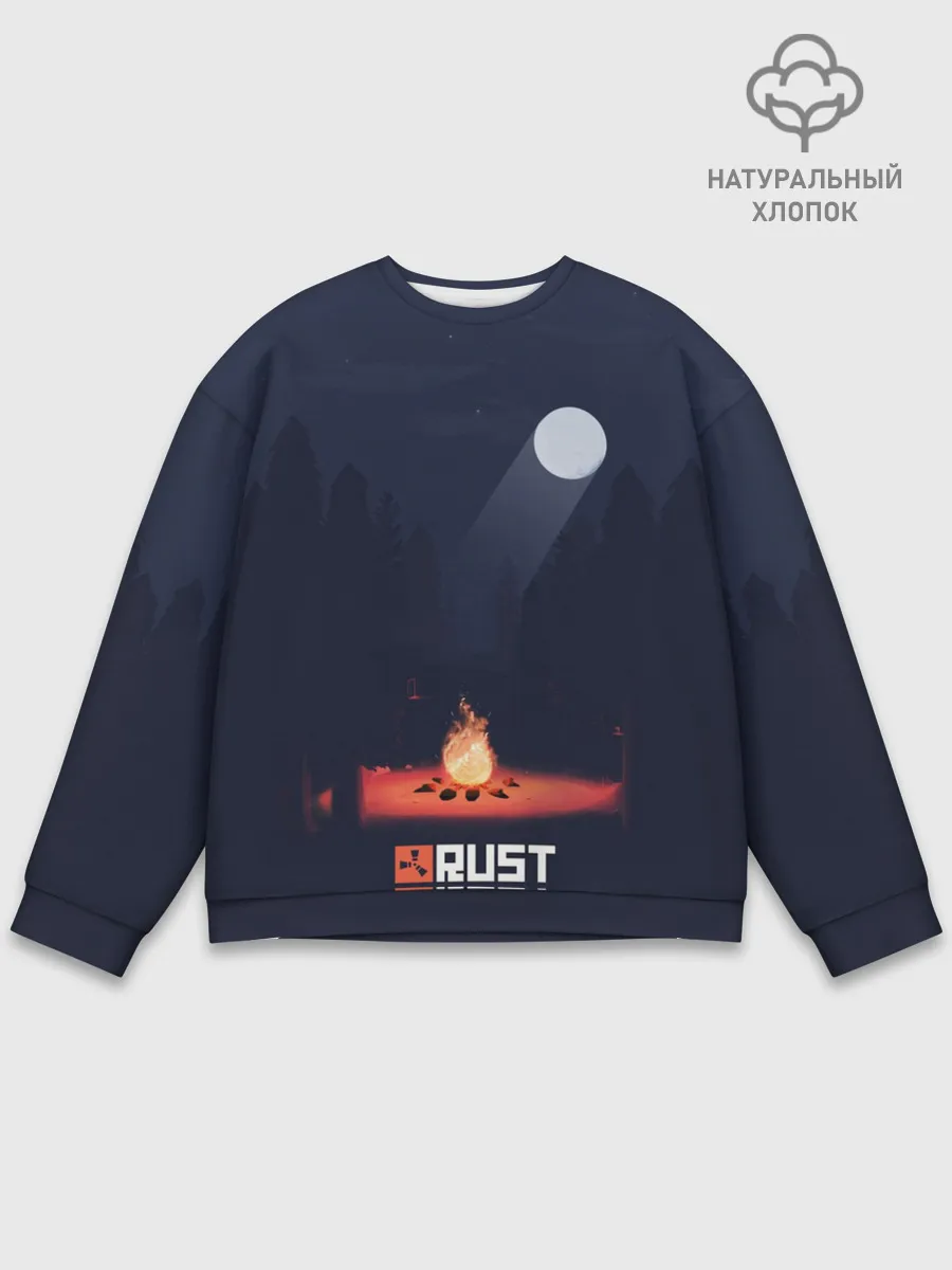 Мужской свитшот базовый / Rust