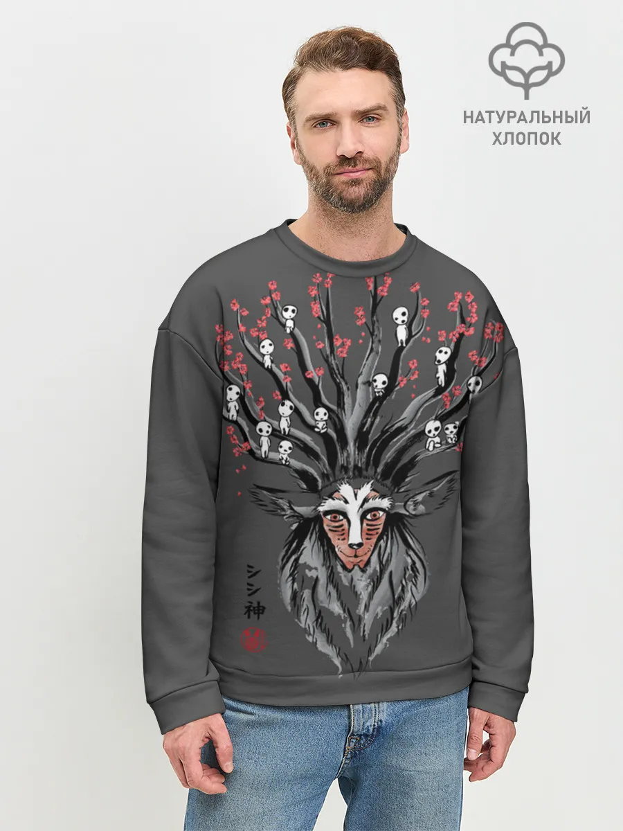 Мужской свитшот базовый / Princess Mononoke