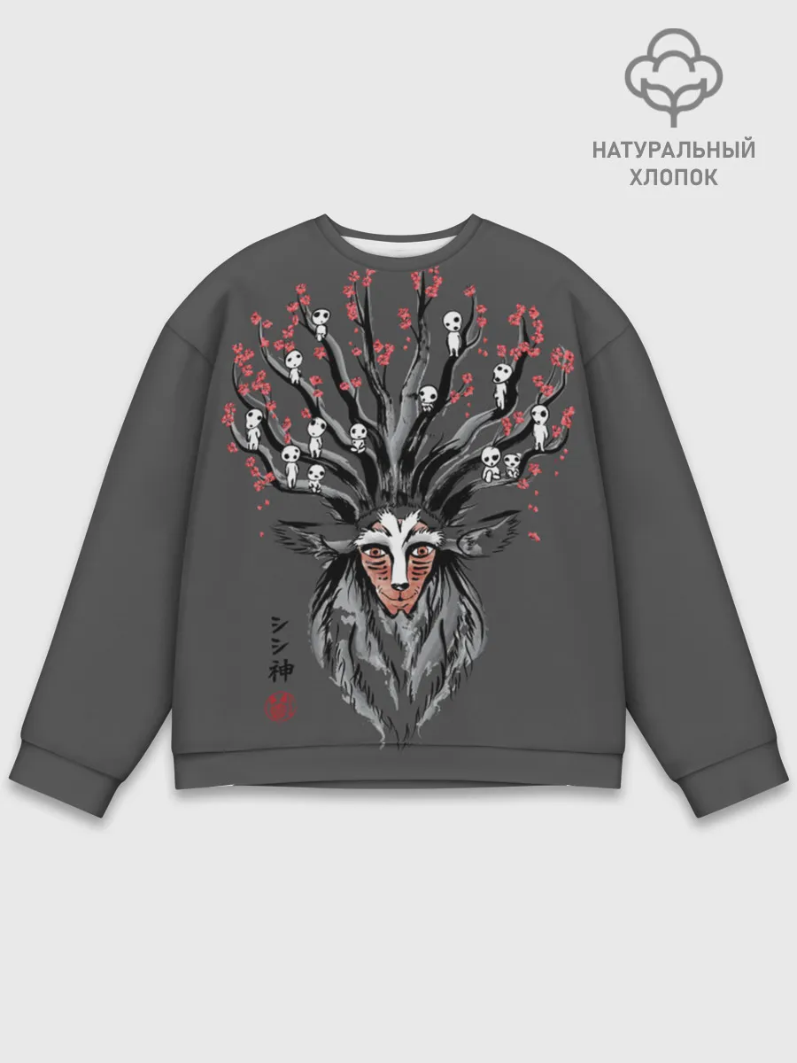 Мужской свитшот базовый / Princess Mononoke