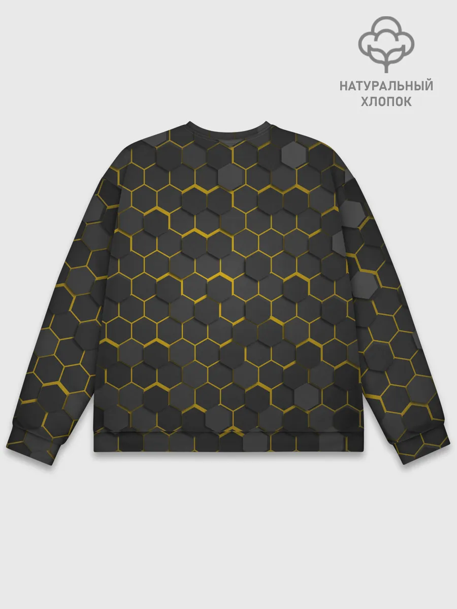 Мужской свитшот базовый / OCTAGON желтый