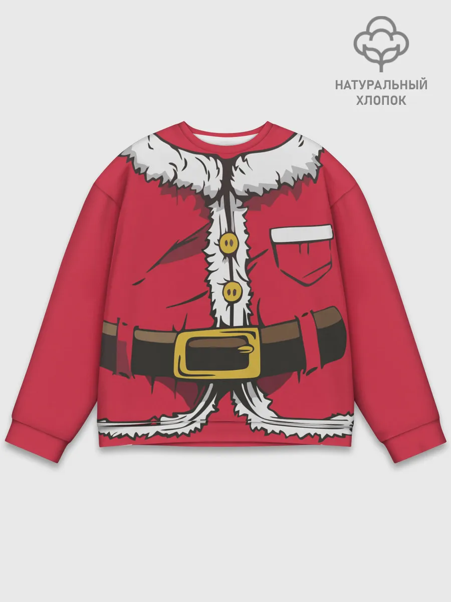 Мужской свитшот базовый / Санта