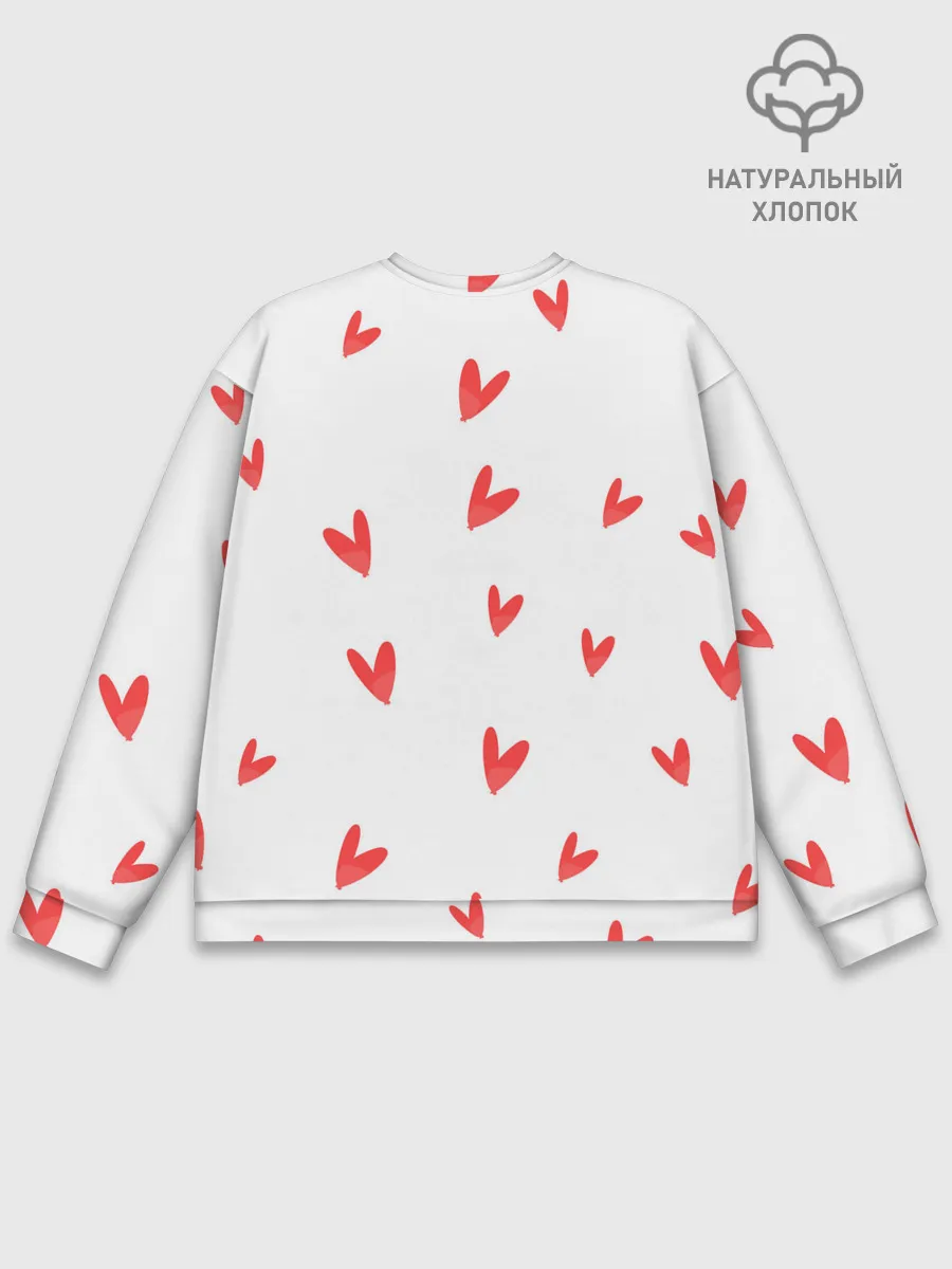 Мужской свитшот базовый / ОТЕЛЬ ХАЗБИН НОВОГОДНИЙ