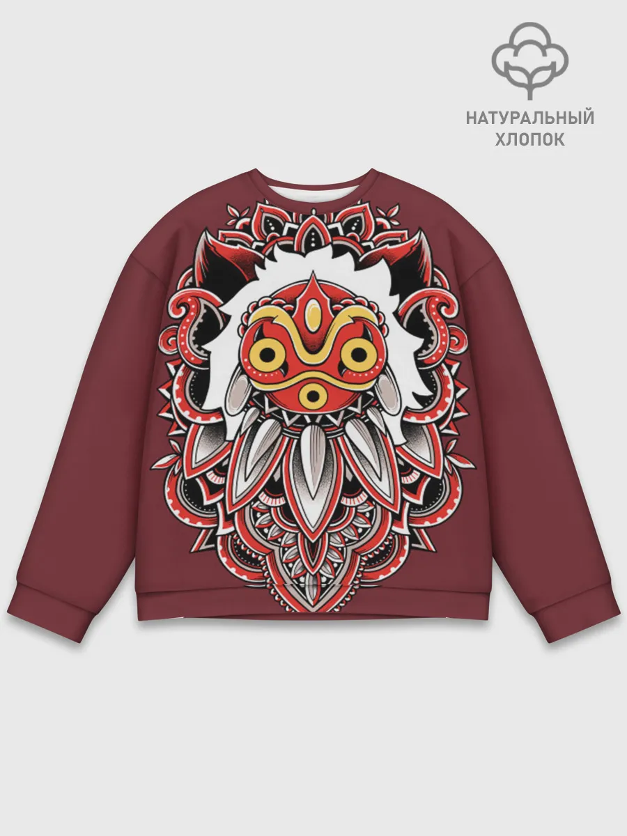 Мужской свитшот базовый / Принцесса Мононоке