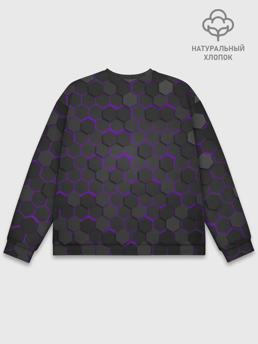 Мужской свитшот базовый / OCTAGON сиреневый