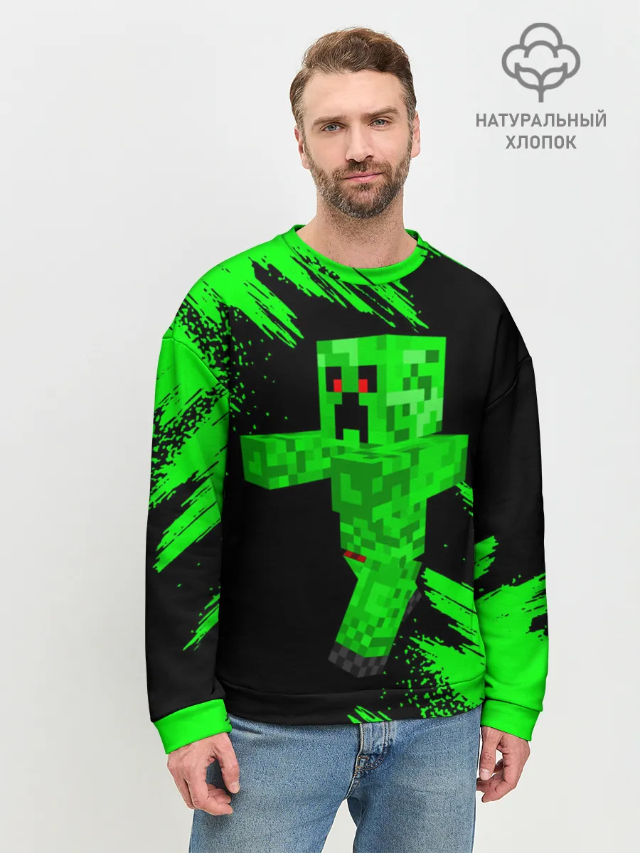Мужской свитшот базовый / MINECRAFT