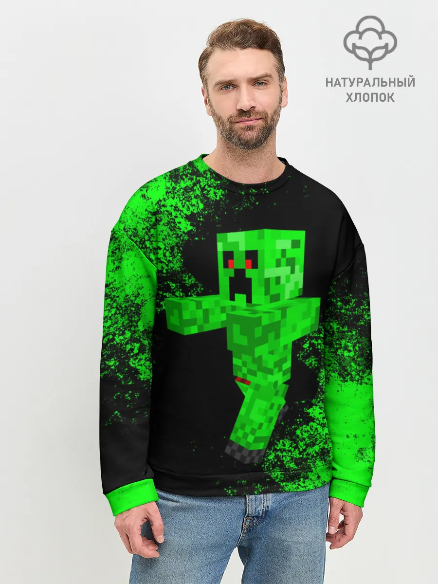 Мужской свитшот базовый / MINECRAFT