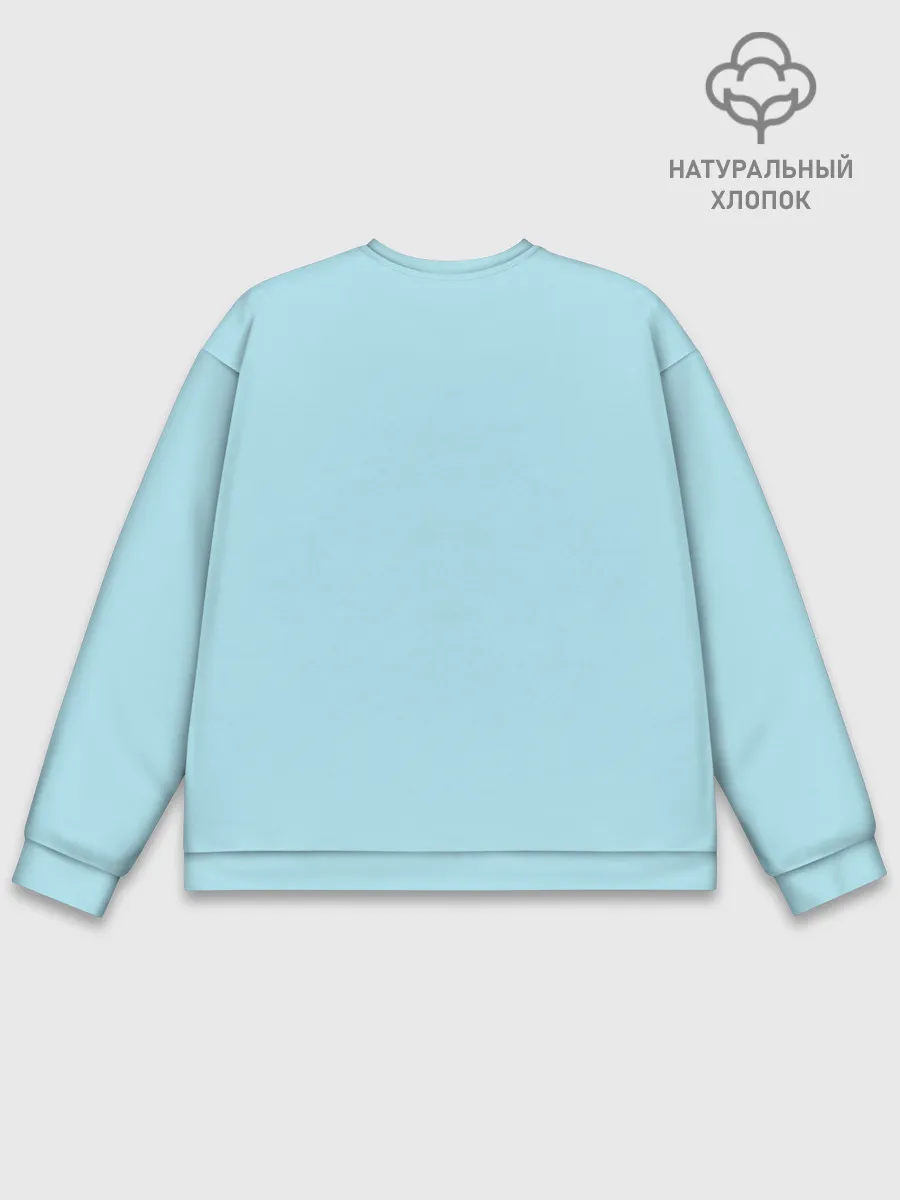 Мужской свитшот базовый / MINECRAFT НОВОГОДНИЙ