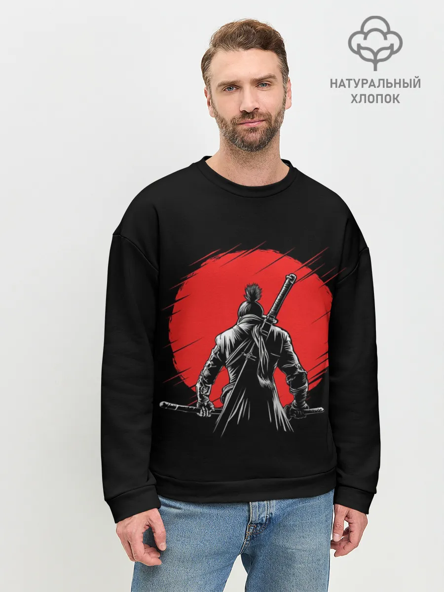 Мужской свитшот базовый / Sekiro: Shadows Die Twice