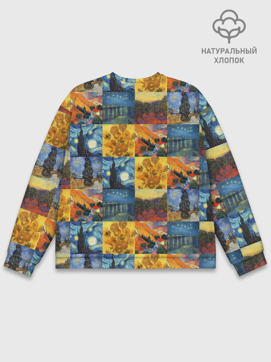 Мужской свитшот базовый / Картины Ван Гога