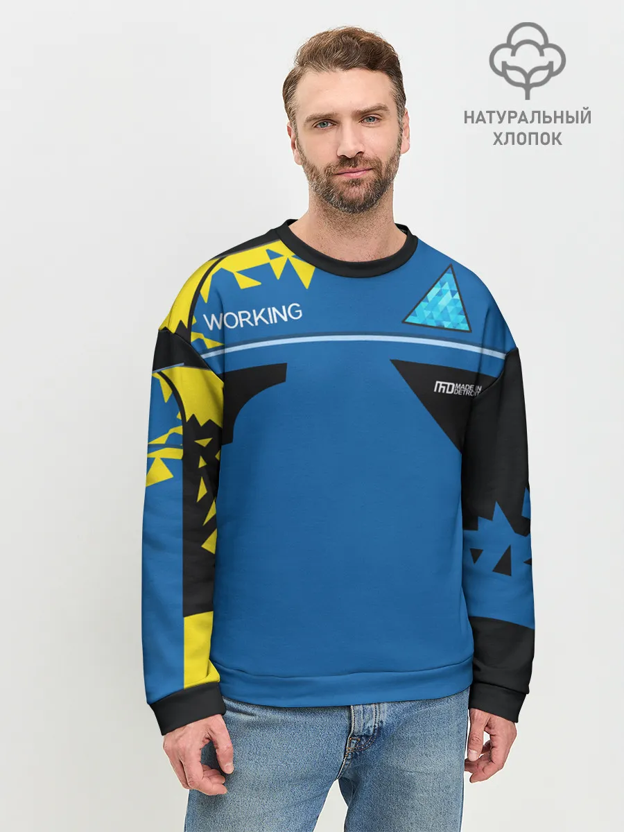 Мужской свитшот базовый / Detroit:become