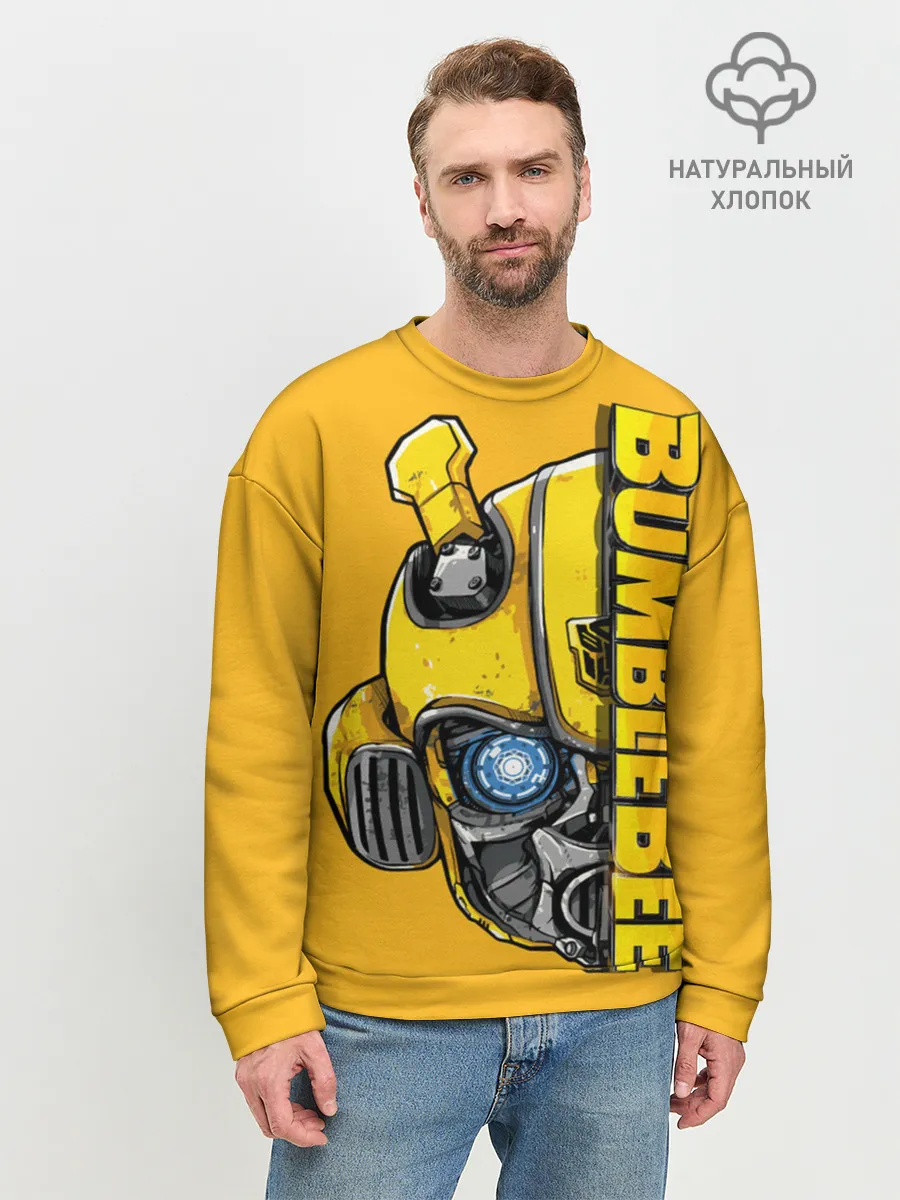 Мужской свитшот базовый / Transformers Bumblebee