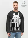 Мужской свитшот базовый / Тоторо Straight outta dream