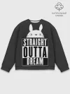 Мужской свитшот базовый / Тоторо Straight outta dream