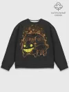 Мужской свитшот базовый / My Neighbor Totoro оранжевый кот