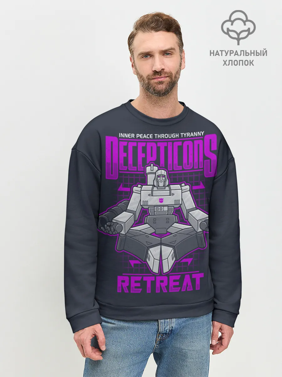 Мужской свитшот базовый / Трансформеры Decepticons