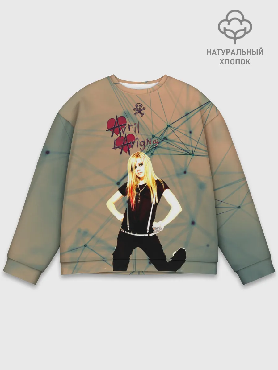 Мужской свитшот базовый / Avril Lavigne