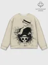 Мужской свитшот базовый / шляпа и череп One Piece