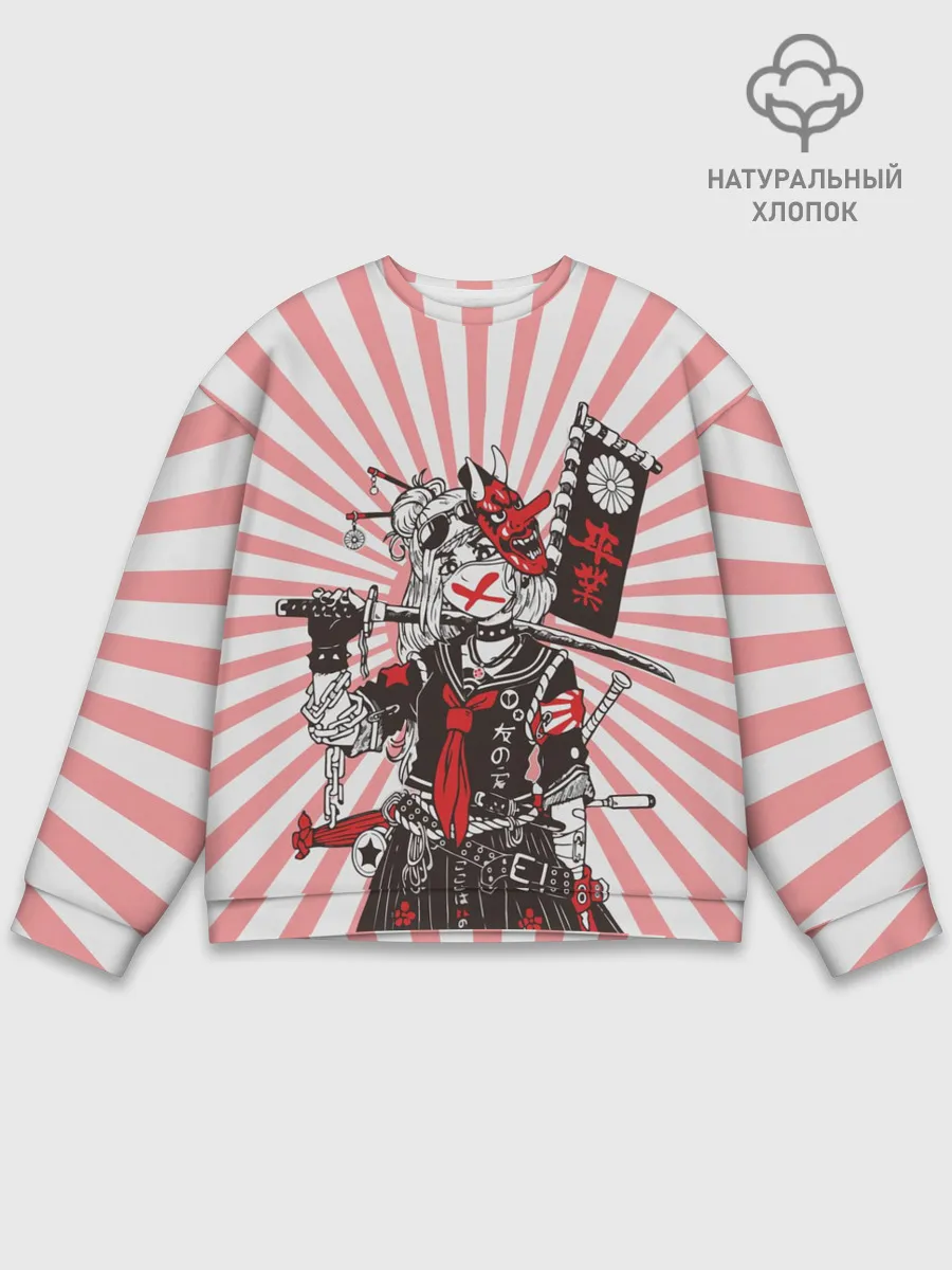 Мужской свитшот базовый / Убийца розового солнца