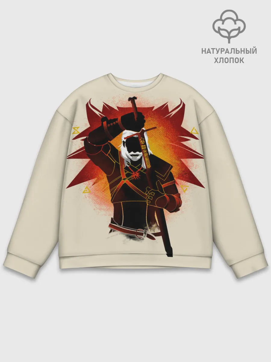 Мужской свитшот базовый / Ведьмак 3: Дикая Охота