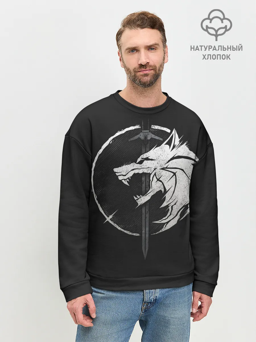 Мужской свитшот базовый / The Witcher 3: Wild Hunt