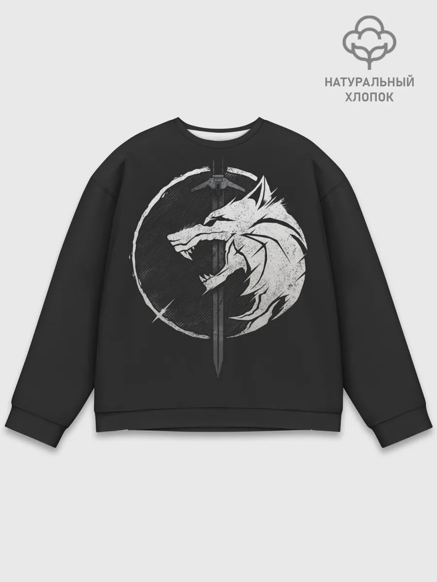 Мужской свитшот базовый / The Witcher 3: Wild Hunt