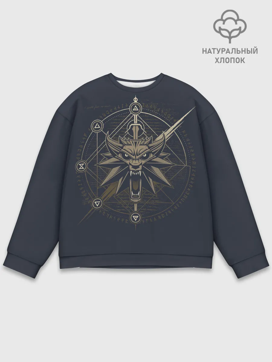 Мужской свитшот базовый / Ведьмак 3: Дикая Охота