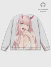 Мужской свитшот базовый / Ahegao Zero Two