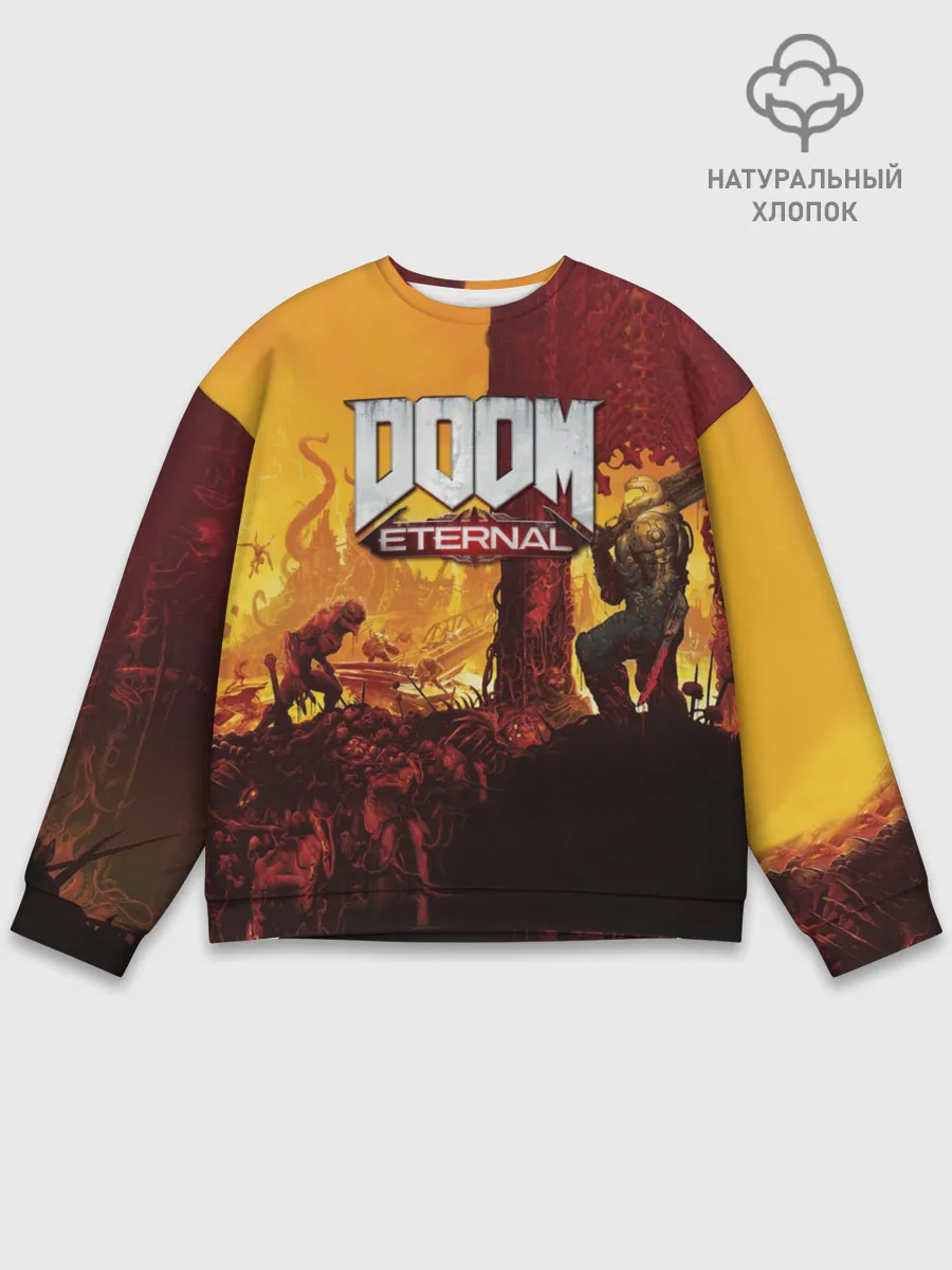 Мужской свитшот базовый / DOOM eternal 2020